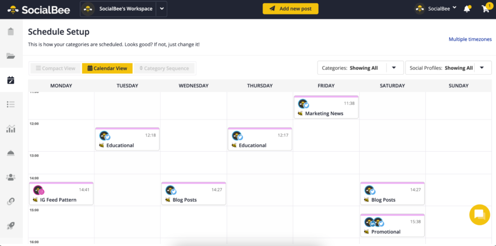 socialbee-schedule-setup