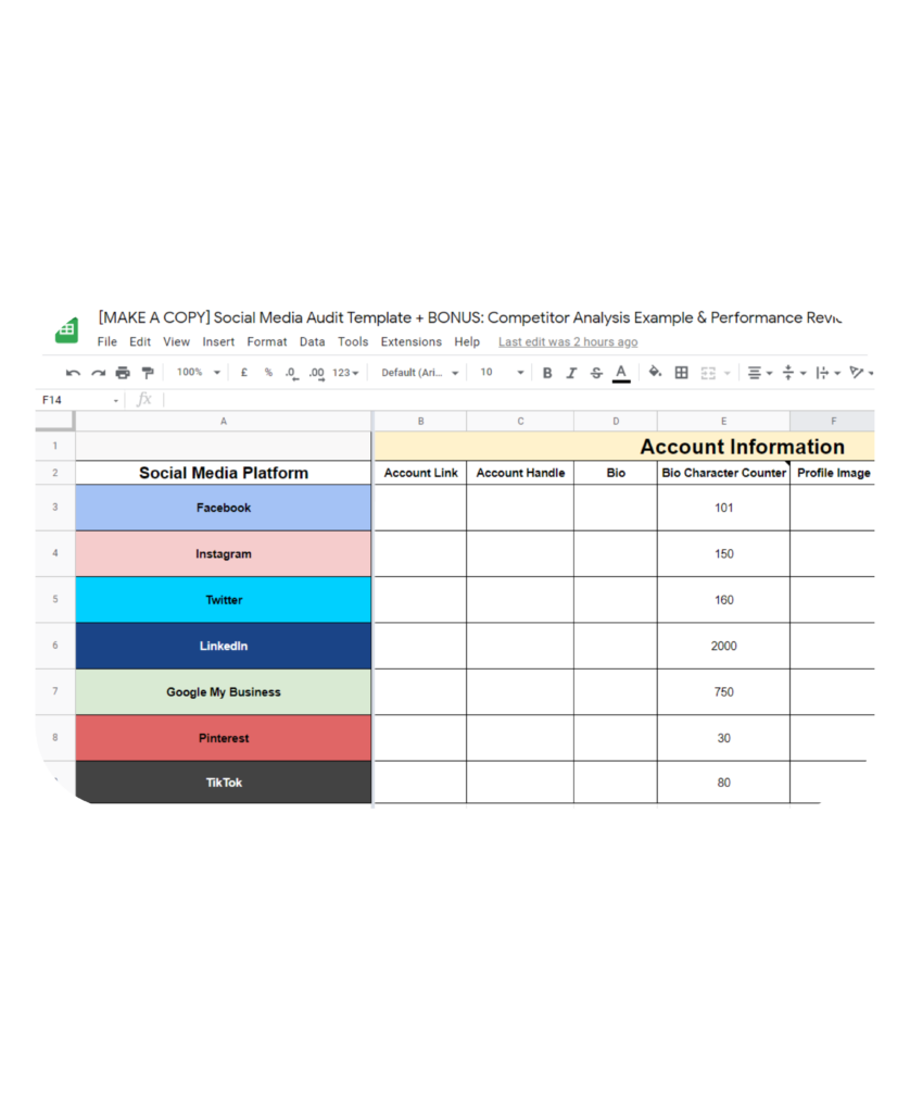 SocialBee social media audit