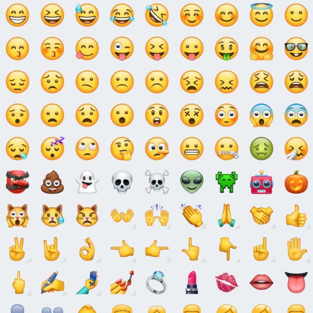 social media emojis