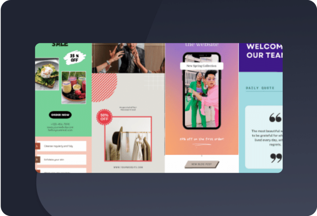 Instagram story templates