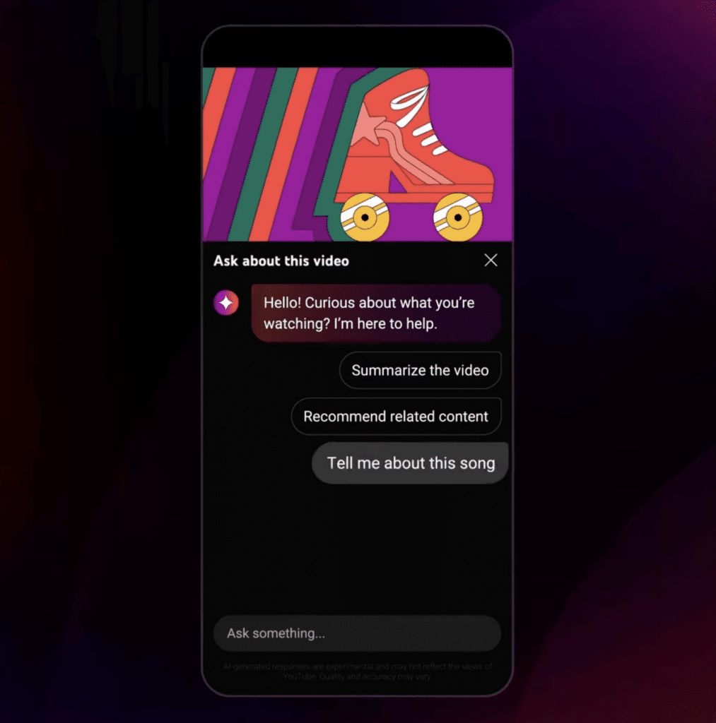 YouTube’s generative AI assistant